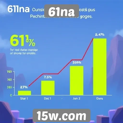Estatísticas de usuários e crescimento do 61na